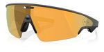 Oakley Sonnenbrille Meta Vanguard 800104 (Glasfarbe: Prizm 24k) schwarz - 1 Brille mit Hartschalenetui